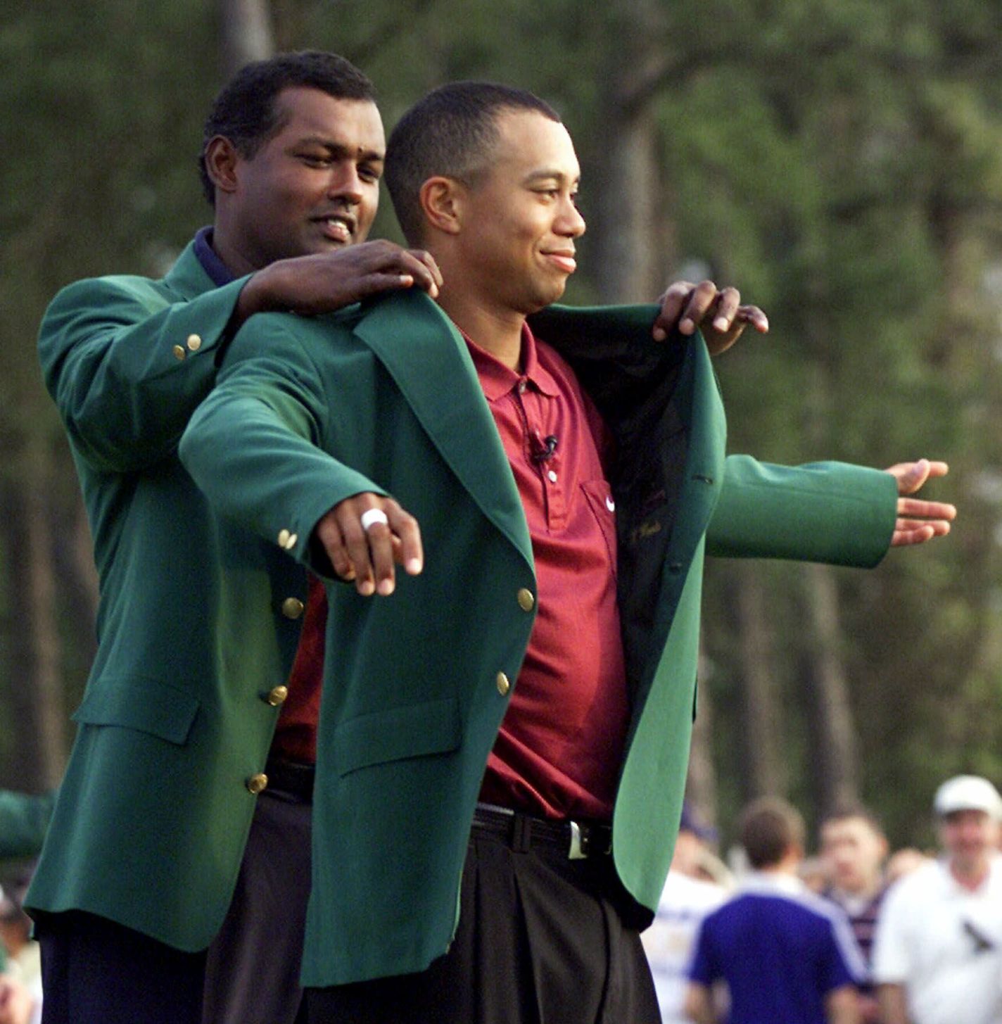 2001: Tiger Woods sweeps majors with Masters win
